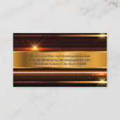 Goud Metallic High Shine Visitekaartje (Achterkant)