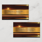 Goud Metallic High Shine Visitekaartje (Voorkant / Achterkant)