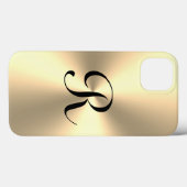 Goud metallic Hoesje-Leeg telefoondraagtas Apple i Case-Mate iPhone Case (Achterkant (horizontaal))