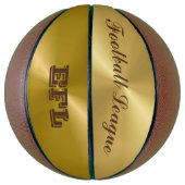 Goud Metallic Look Basketbal (Verticaal)