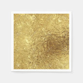 Goud metallic servet (Voorkant)