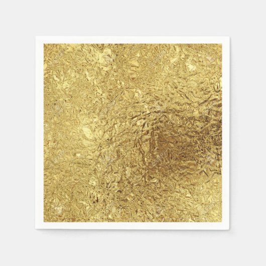 Goud metallic servet (Voorkant)