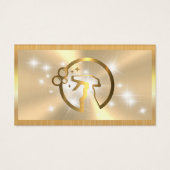 Goud Metallic Spray Fles Logo | Sparkassen Visitekaartje (Achterkant)