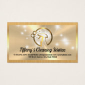 Goud Metallic Spray Fles Logo | Sparkassen Visitekaartje (Voorkant)