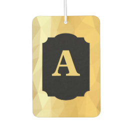 Goud metallisch zwart monogram luchtverfrisser