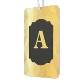 Goud metallisch zwart monogram luchtverfrisser (Links)