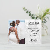 Goud Mexicaans paspoort Bedankkaart (Staand voorkant)