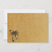 Goud Mexicaans paspoort Bedankkaart (Achterkant)