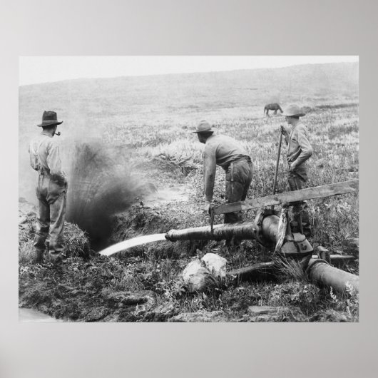 GOUD MIJNEN VAN HYDRAULISCHE STOFFEN. 1889 - S. DA POSTER (Voorkant)