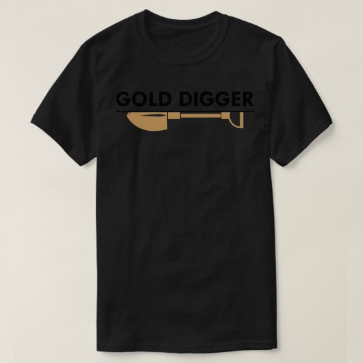 Goud Mijnwerker Goud Digger 1 T-shirt (Design voorkant)