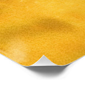 Goud minimalistisch modern Abstract Perfect Poster (Hoek)