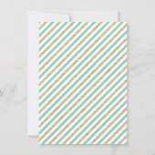 Goud & Mint | Modern Boy Party Bedankkaart (Achterkant)