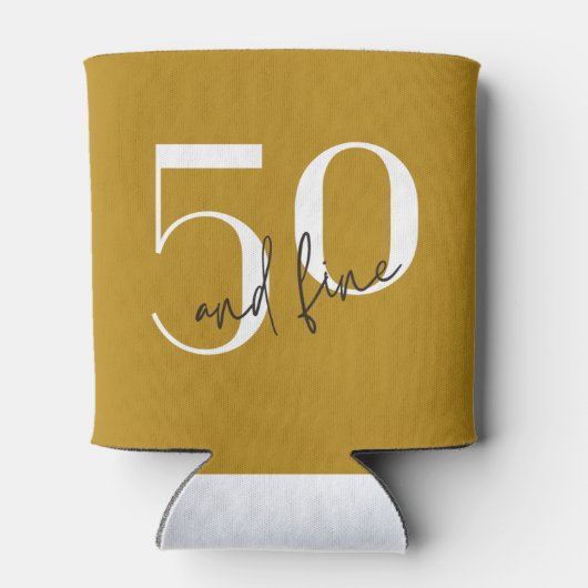 Goud Modern | 50e Koelbox Blikjeskoeler (Achterkant)