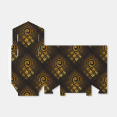 Goud Modern Boho Elegant Abstract Kunstpatroon #50 Bedankdoosjes (Uitgevouwen)