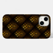Goud Modern Boho Elegant Abstract Kunstpatroon #50 Case-Mate iPhone Case (Achterkant (horizontaal))