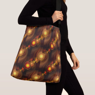 Goud Modern Boho Elegant Abstract Kunstpatroon #50 Crossbody Tas