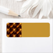 Goud Modern Boho Elegant Abstract Kunstpatroon #50 Etiket (Insitu)