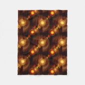 Goud Modern Boho Elegant Abstract Kunstpatroon #50 Fleece Deken (Voorkant)