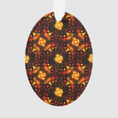 Goud Modern Boho Elegant Abstract Kunstpatroon #50 Ornament (achterkant)