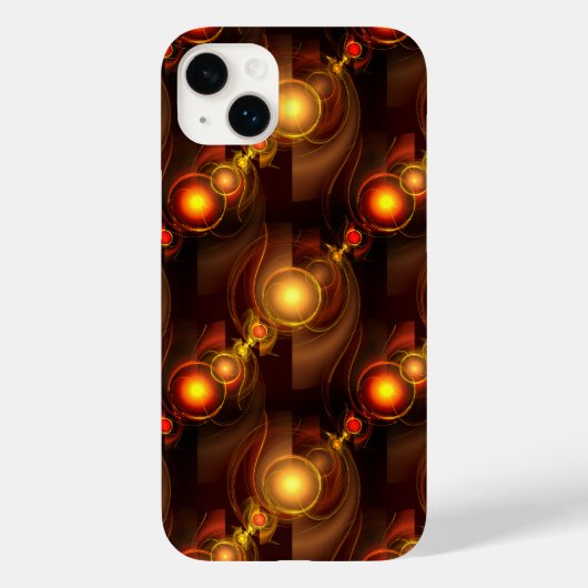Goud Modern Boho Elegante Abstracte Kunstpatroon # Case-Mate iPhone Case (Achterkant)