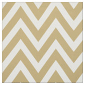 Goud Modern Chevron Grote Schaal Stof (Swatch)