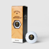 Goud Modern Golfballen (Verpakking)