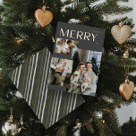 Goud Modern Merry 3 Fotocollage Grijs Kerstmis Folie Feestdagenkaart<br><div class="desc">Laat deze Gold Modern Merry 3 Photo Collage Grey Christmas Folie Holiday Kaart een mooie herinnering zijn aan je beste herinneringen! Dit verfijnde ontwerp is zowel schoon als minimaal, maar straalt nog steeds feestelijke vibes uit met zijn chique typografie die kijkers warm onthaalt met het woord ‘vrolijk’ in glinsterende gouden...</div>