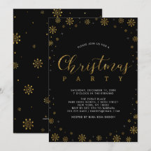 Goud | Modern Snowflakes kerstfeest