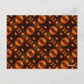 Goud Moderne Boho Elegante Abstracte Kunst Patroon Briefkaart (Achterkant)