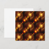Goud Moderne Boho Elegante Abstracte Kunstpatroon (Voorkant / Achterkant)