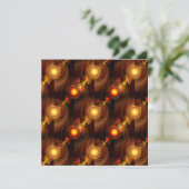 Goud Moderne Boho Elegante Abstracte Kunstpatroon (Staand voorkant)