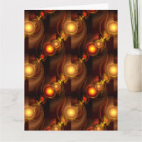 Goud Moderne Boho Elegante Abstracte Kunstpatroon 