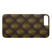 Goud Moderne Boho Elegante Abstracte Kunstpatroon Case-Mate iPhone Case (Achterkant (Horizontaal))