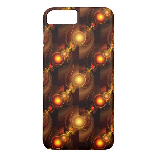Goud Moderne Boho Elegante Abstracte Kunstpatroon Case-Mate iPhone Case (Achterkant)