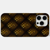 Goud Moderne Boho Elegante Abstracte Kunstpatroon Case-Mate iPhone Case (Achterkant (horizontaal))