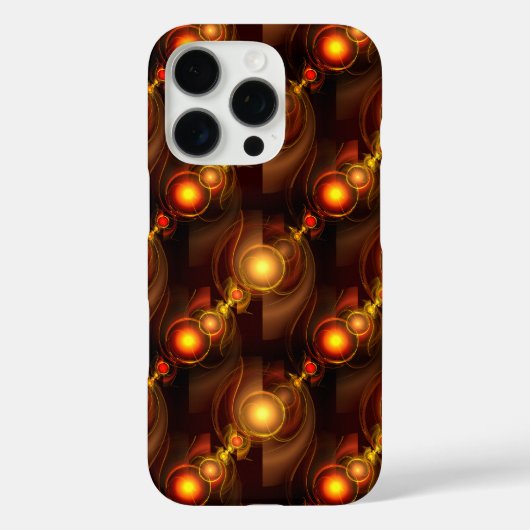 Goud Moderne Boho Elegante Abstracte Kunstpatroon Case-Mate iPhone Case (Achterkant)