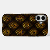 Goud Moderne Boho Elegante Abstracte Kunstpatroon  Case-Mate iPhone Case (Achterkant (horizontaal))