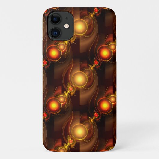 Goud Moderne Boho Elegante Abstracte Kunstpatroon  Case-Mate iPhone Case (Achterkant)