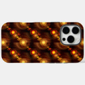 Goud Moderne Boho Elegante Abstracte Kunstpatroon Case-Mate iPhone Case (Achterkant (horizontaal))