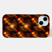 Goud Moderne Boho Elegante Abstracte Kunstpatroon Case-Mate iPhone Case (Achterkant (horizontaal))