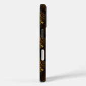 Goud Moderne Boho Elegante Abstracte Kunstpatroon Case-Mate iPhone Case (Achterkant / Rechts)