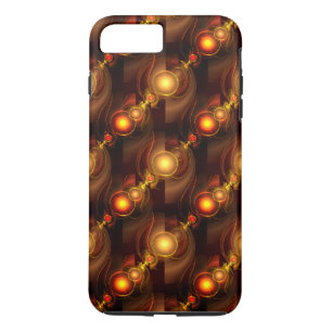 Goud Moderne Boho Elegante Abstracte Kunstpatroon iPhone 8/7 Plus Hoesje