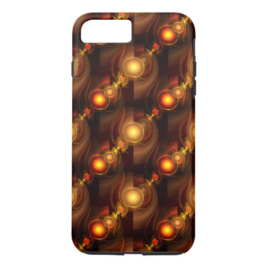 Goud Moderne Boho Elegante Abstracte Kunstpatroon Case-Mate iPhone Case (Achterkant)