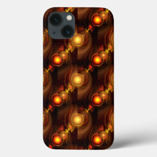 Goud Moderne Boho Elegante Abstracte Kunstpatroon Case-Mate iPhone Case