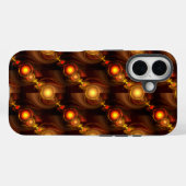 Goud Moderne Boho Elegante Abstracte Kunstpatroon Case-Mate iPhone Case (Achterkant (horizontaal))