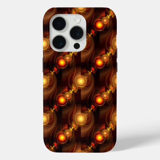 Goud Moderne Boho Elegante Abstracte Kunstpatroon Case-Mate iPhone Case (Achterkant)