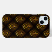 Goud Moderne Boho Elegante Abstracte Kunstpatroon  Case-Mate iPhone Case (Achterkant (horizontaal))