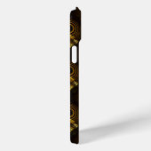 Goud Moderne Boho Elegante Abstracte Kunstpatroon  Case-Mate iPhone Case (Achterkant / Rechts)