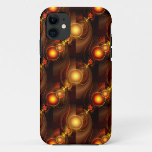 Goud Moderne Boho Elegante Abstracte Kunstpatroon Case-Mate iPhone Case