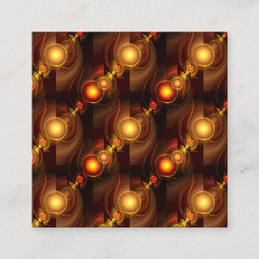 Goud Moderne Boho Elegante Abstracte Kunstpatroon Informatiekaartje (Voorkant)